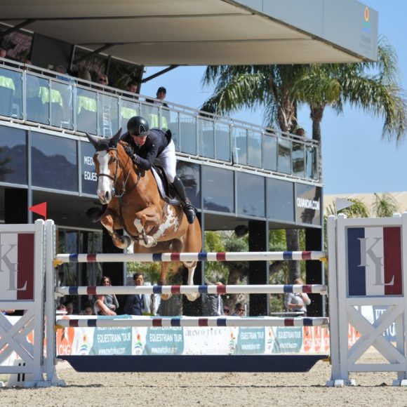 ec0df99d-15af-4717-8642-145572aebcf7 It’s a double for Dennis van den Brink in the Spring MET III Young Horse Finals presented by Kingsland