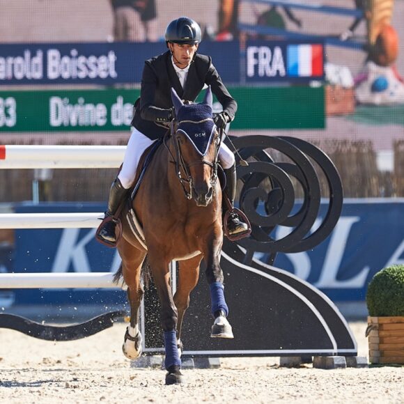 Harold Boisset best in the CSI2* Grand Prix presented by CHG at the Autumn MET