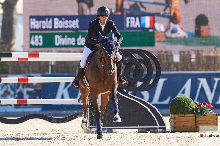 Harold Boisset best in the CSI2* Grand Prix presented by CHG at the Autumn MET