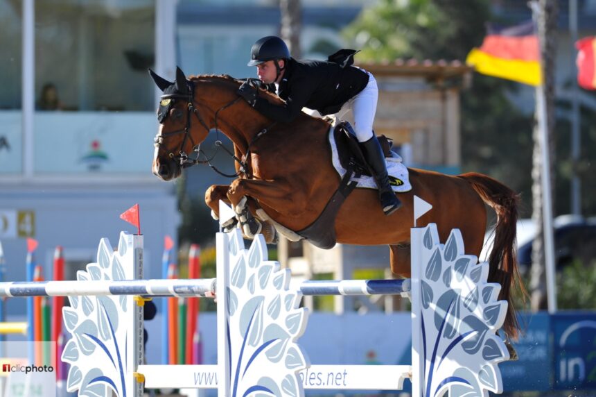 571fae35-40c3-4dac-be6d-57919aa4798a The Autumn MET 2020 concludes with a win for Richard Howley and Arlo de Blondel in the CSI2* Grand Prix presented by Oliva Nova Beach & Golf Resort