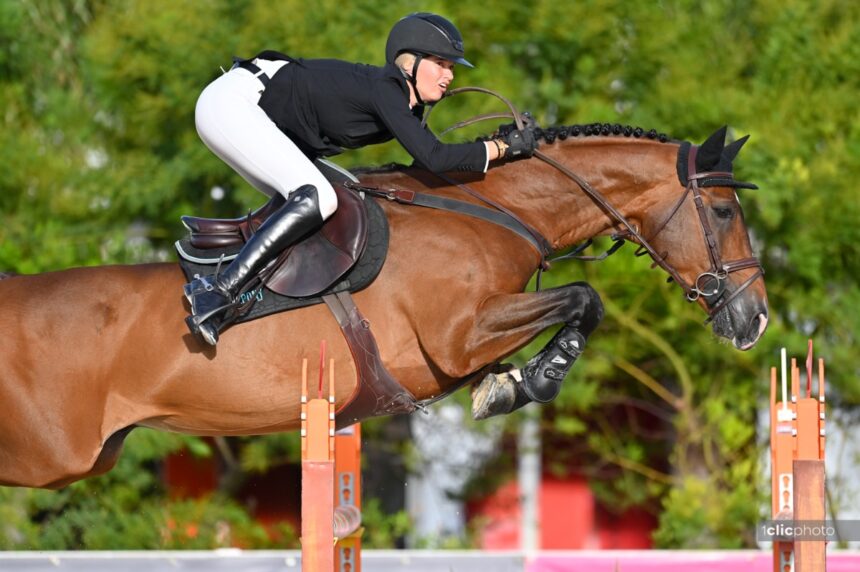 Balou’s Fly High and Isabella Russekoff risk it all to win the CSI2* Grand Prix at the Autumn MET II 2021