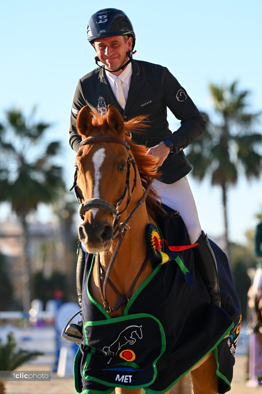 Gold tour 1m45 - Grand Prix, prize giving, Julien Epaillard, FRA, SOLERO MS