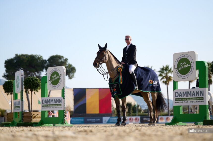 21fdc151-c675-a986-2a1d-b3f37e2f0de5 Jérôme Guery and Grupo Prom Diego on top in the CSI2* Grand Prix presented by Dammann Reitplatz- u. Sportplatzbau GmbH at Spring MET II 2022