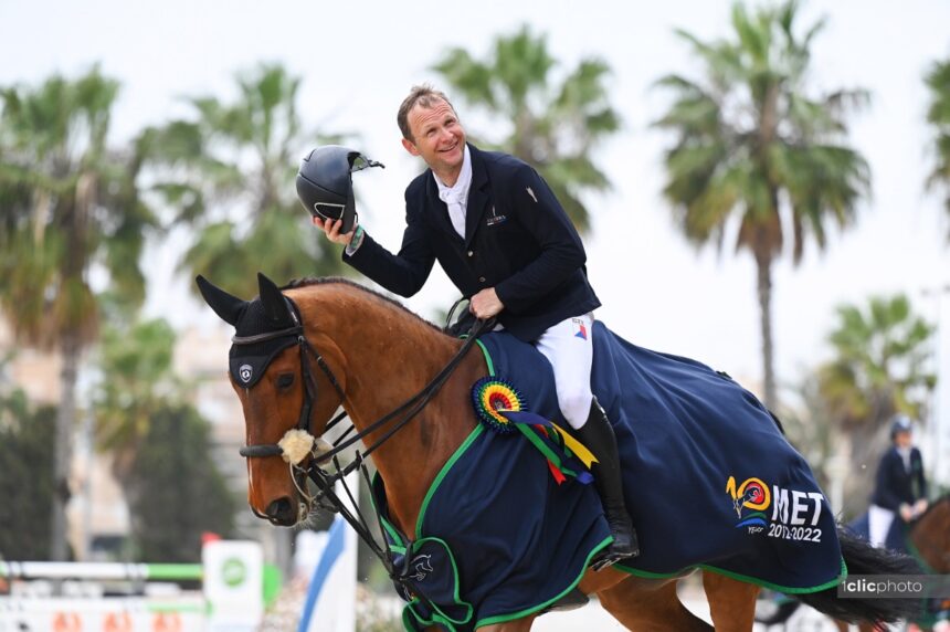 c16e4301-ddc9-2eb5-e319-85ad1e982f71 Ales Opatrny and Forewer on top in the CSI3* Grand Prix presented by Oliva Nova Beach & Golf Resort at Spring MET III 2022