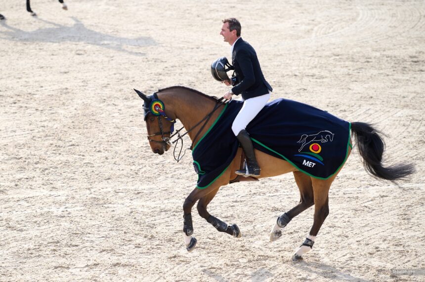 Citadin du Chatellier and Nicolas Delmotte open Spring MET II 2023 with a win in the CSI2* Grand Prix presented by Dammann Reitplatz- u. Sportplatzbau GmbH