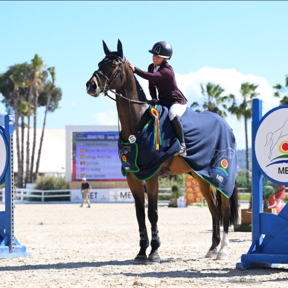 Hannah Åkerblom and Chodec win the CSI3 Hannah Åkerblom and Chodec win the CSI3* 1.50m Grand Prix presented by Oliva Nova Beach & Golf Resort at Spring MET IV 2023