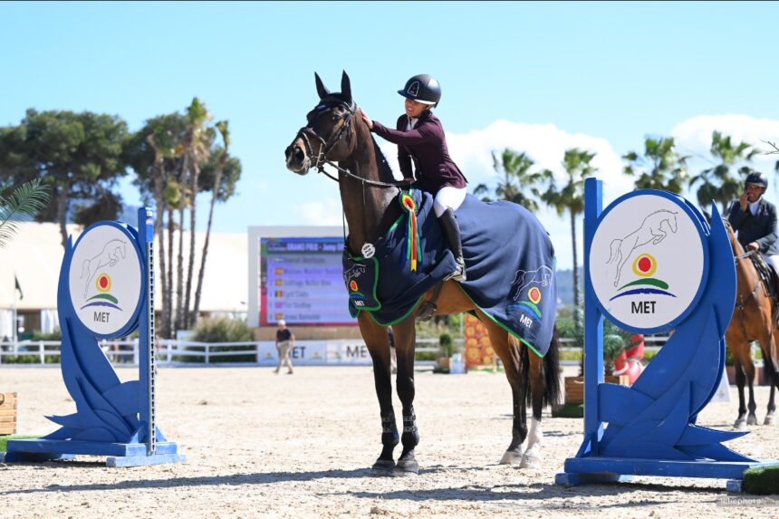 Hannah Åkerblom and Chodec win the CSI3* 1.50m Grand Prix presented by Oliva Nova Beach & Golf Resort at Spring MET IV 2023