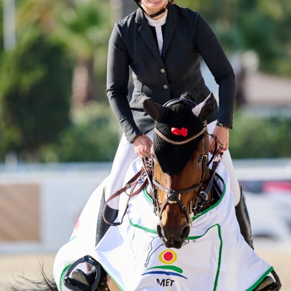 Stephi de Boer and Querida best in the CSI3 CHG Grand Prix Stephi de Boer and Querida best in the CSI3* CHG Grand Prix
at Autumn MET 2024