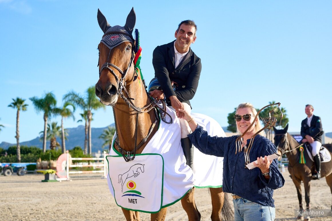 Mariano Martinez Bastida and Jup unbeatable in theCSI3* 1.50m CHG Grand Prix at Autumn MET 2024 
