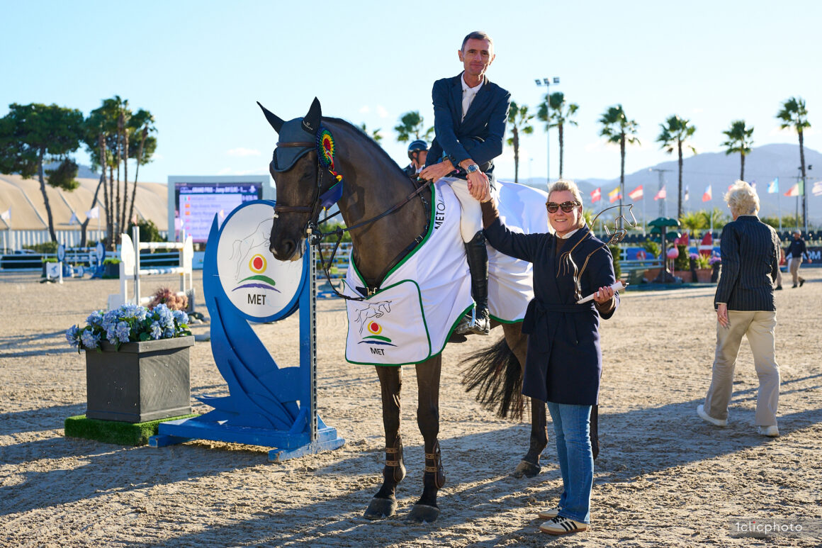 Emiliano Liberati and Aruba Island 1 Emiliano Liberati and Aruba Island win theCSI3* Oliva Nova Beach & Golf Resort Grand Prix at Autumn MET 2024