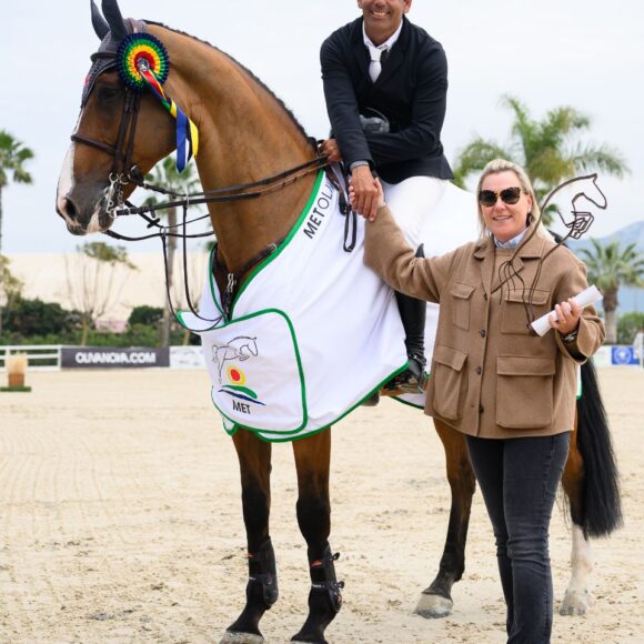 Home win for Mariano Martinez Bastida and Belano vd Wijnhoeve Z in the CSI2 Oliva Nova Beach & Golf Resort Grand Prix at Spring MET IV 2025 Home win for Mariano Martinez Bastida and Belano vd Wijnhoeve Z in the CSI2* Oliva Nova Beach & Golf Resort Grand Prix at Spring MET IV 2025