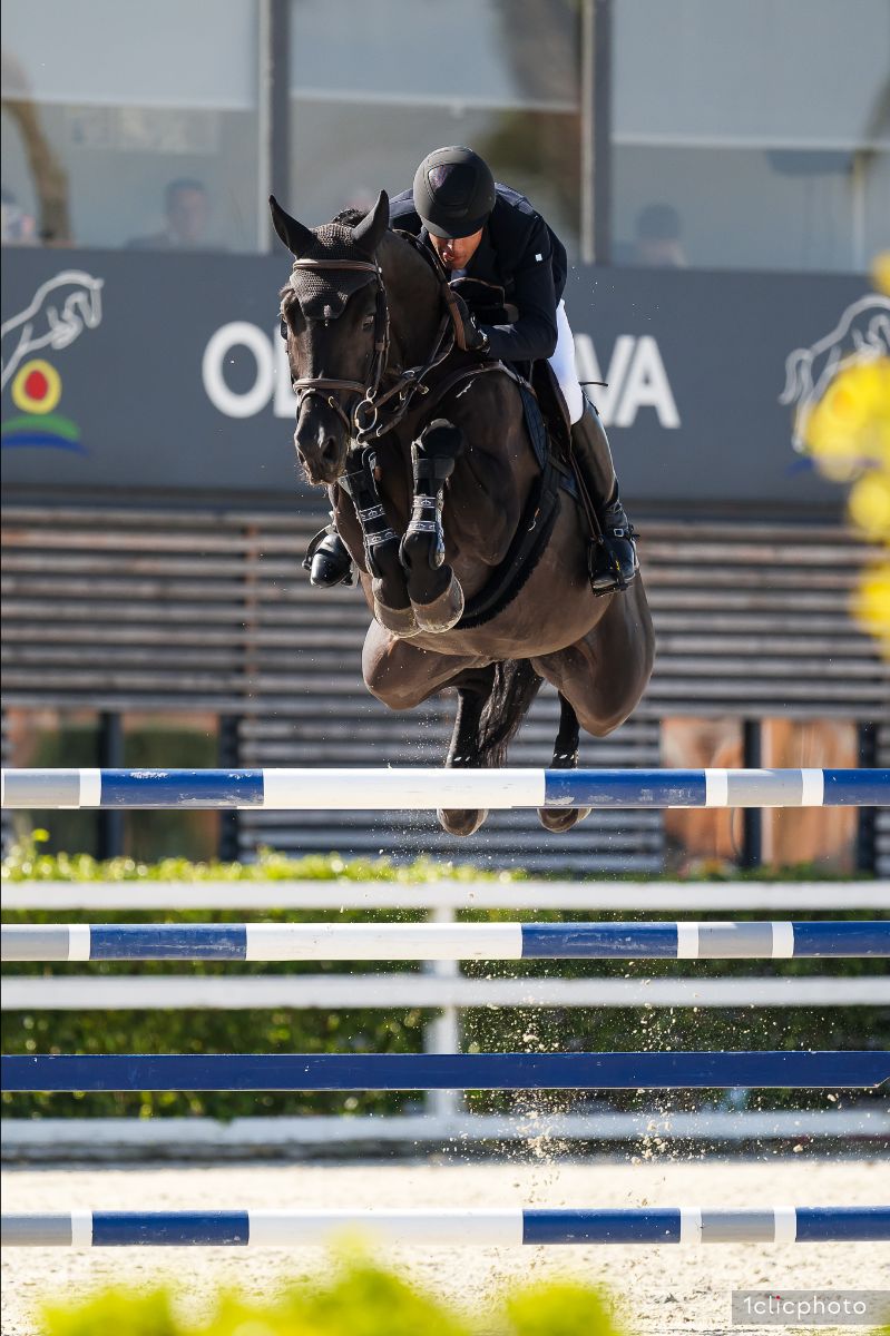 Mathijs van Asten and Orlando van de Afspanning Mathijs van Asten and Orlando van de Afspanningtop the CSI3* CHG Grand Prix in Oliva Nova