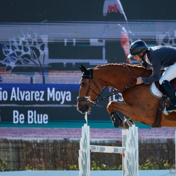 Sergio Alvarez Moya and Be Blue top all-Spanish podium in the CSI3 1.50m Grand Prix Trofeo CHG at Autumn MET 2025 Sergio Alvarez Moya and Be Blue top all-Spanish podium in the CSI3 1.50m Grand Prix Trofeo CHG at Autumn MET 2025