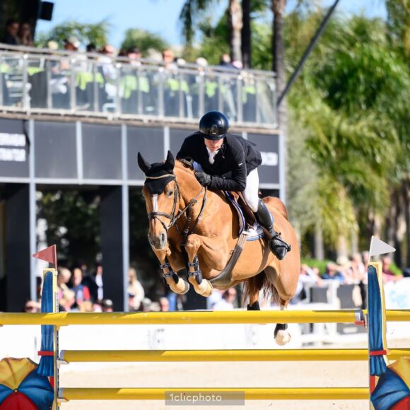 Dennis van den Brink and La Rouge JT dominate the CSI2 1.45m Grand Prix presented by Dammann Reitplatz- u. Sportplatzbau GmbH Dennis van den Brink and La Rouge JT dominate the CSI2 1.45m Grand Prix presented by Dammann Reitplatz- u. Sportplatzbau GmbH
